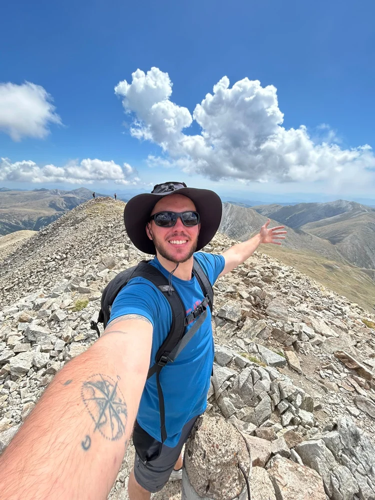 Arnau Serradó en la montaña